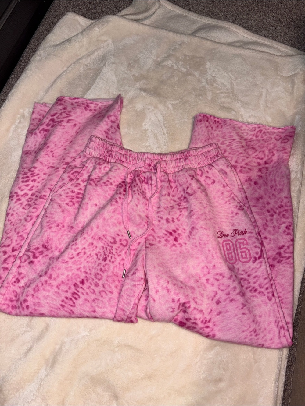 PINK Victoria's Secret Pink Leopard sweats - brand new